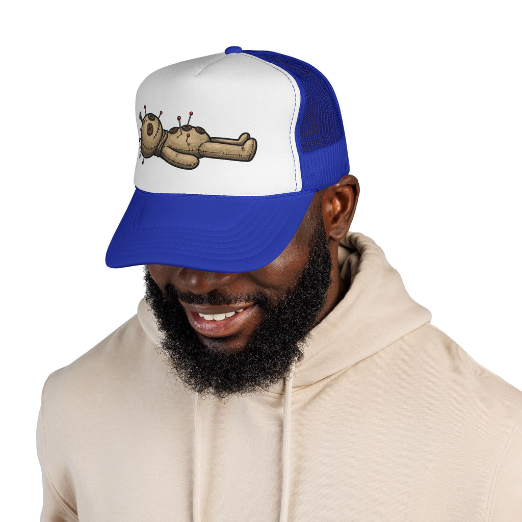 Trucker Cap — Voodoo Doll Patch Design