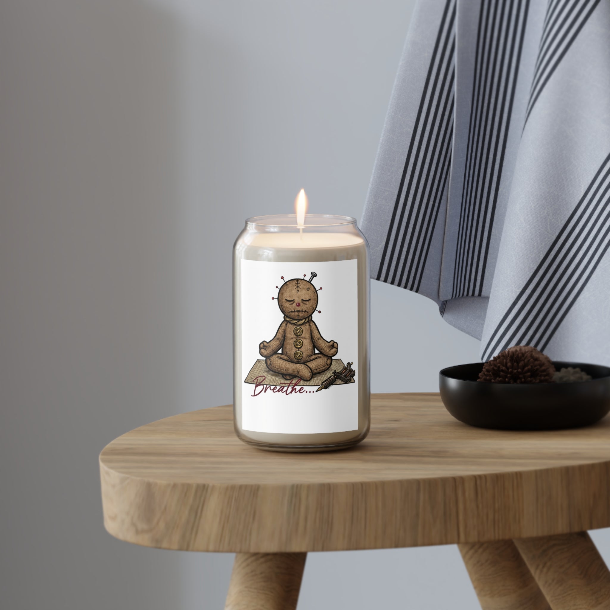 Voodoo Doll ‘Breathe’ Soy Intention Candle