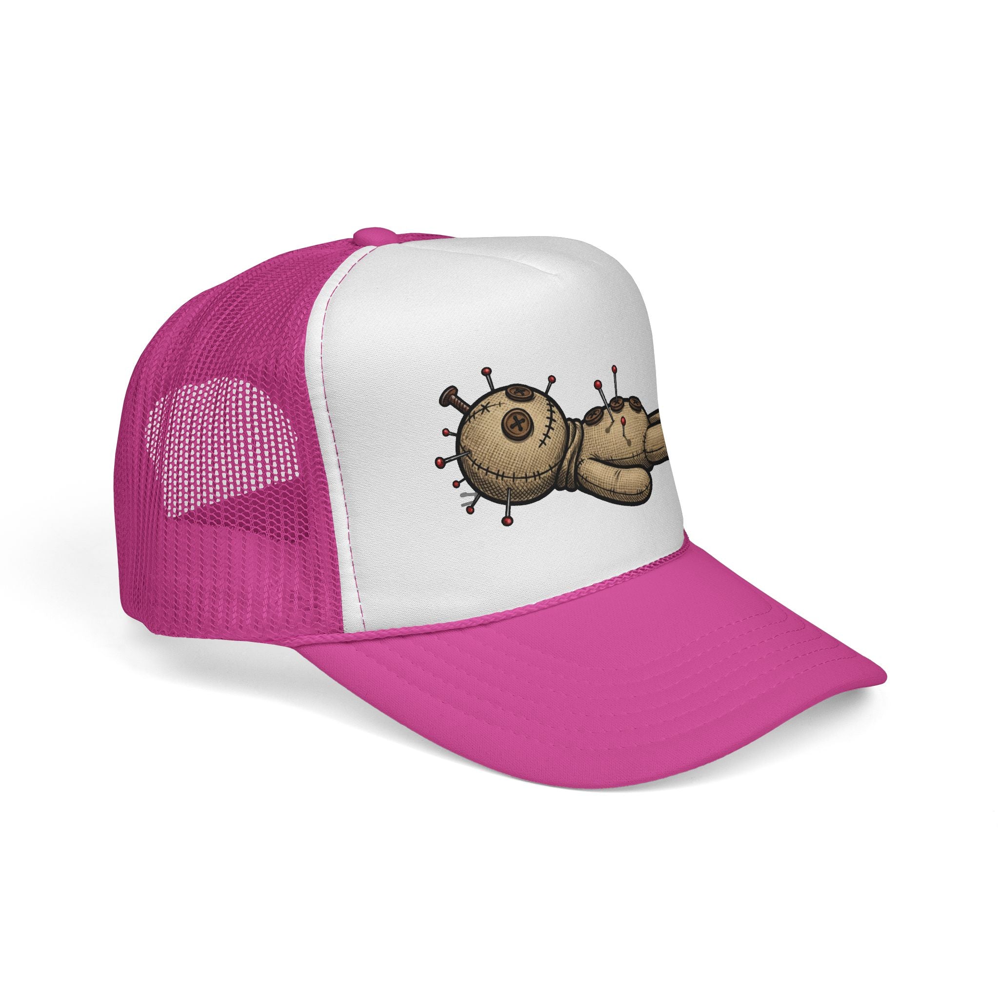 Trucker Cap — Voodoo Doll Patch Design