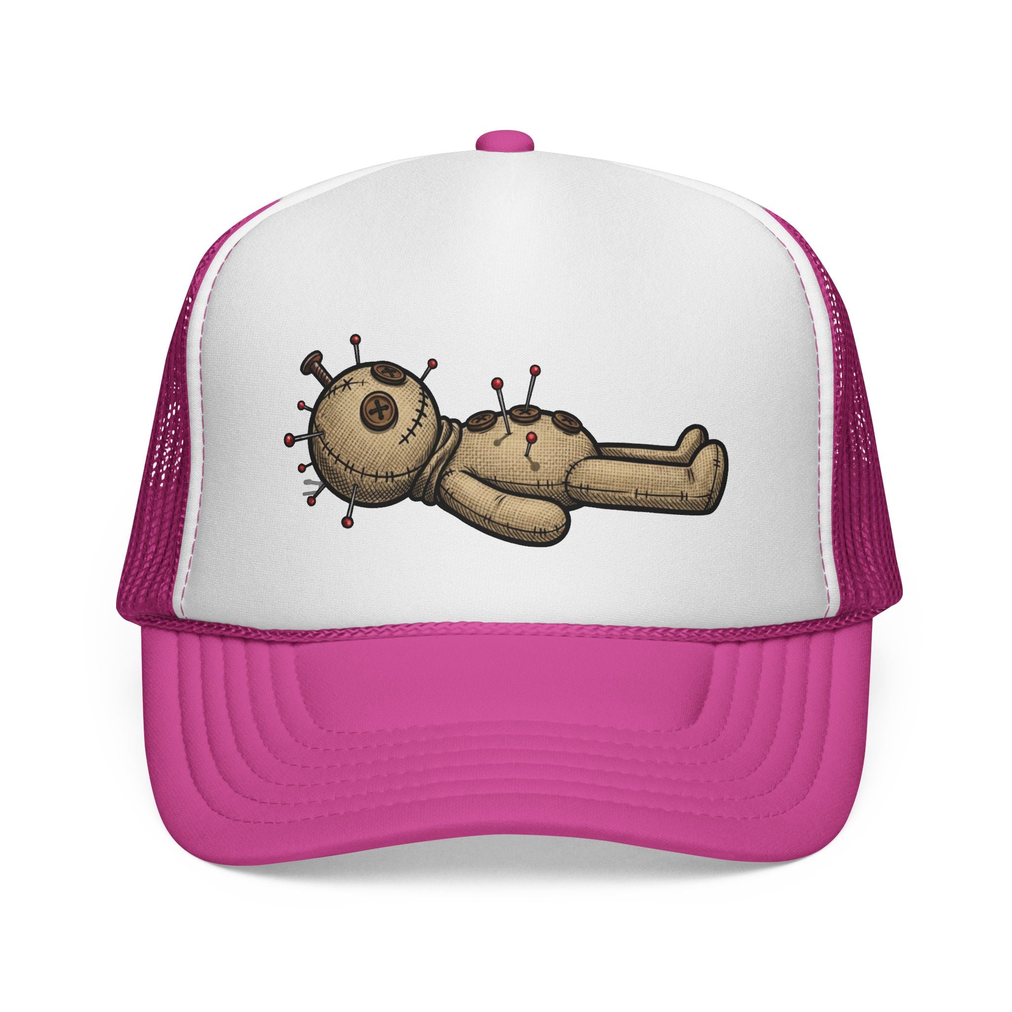 Trucker Cap — Voodoo Doll Patch Design