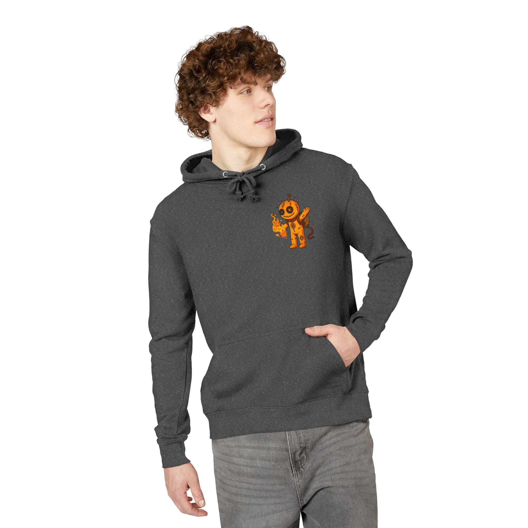 Voodoo Doll Hoodie — Spooky Stitch Graphic Pullover