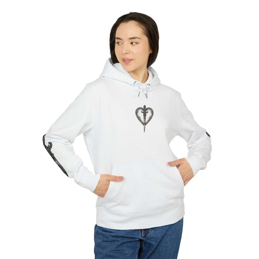 Dagger Graphic Hoodie — Ornate  Sleeve Print