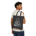 Canvas Tote Bag — Tattooing Voodoo Doll Illustration Eco Shopper