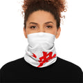 Vargas Neck Gaiter — Red Kanji & Vintage Snake Tattoo Designs