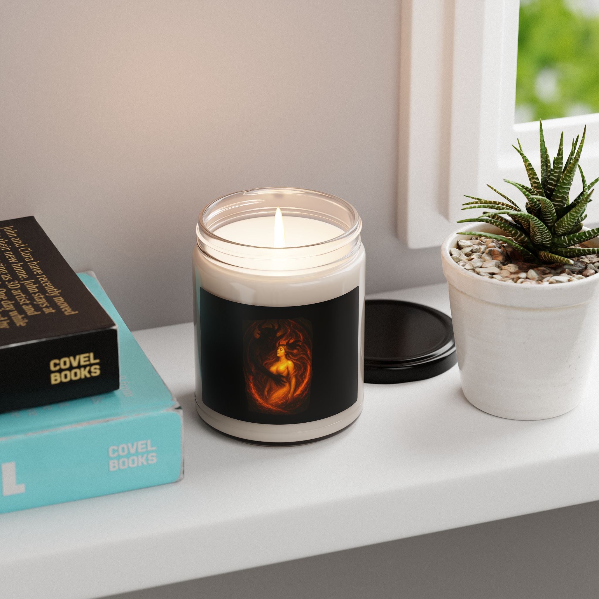 9oz Soy Candle — Fiery Liliths Intention Candle Candle (Scented Soy Candle)