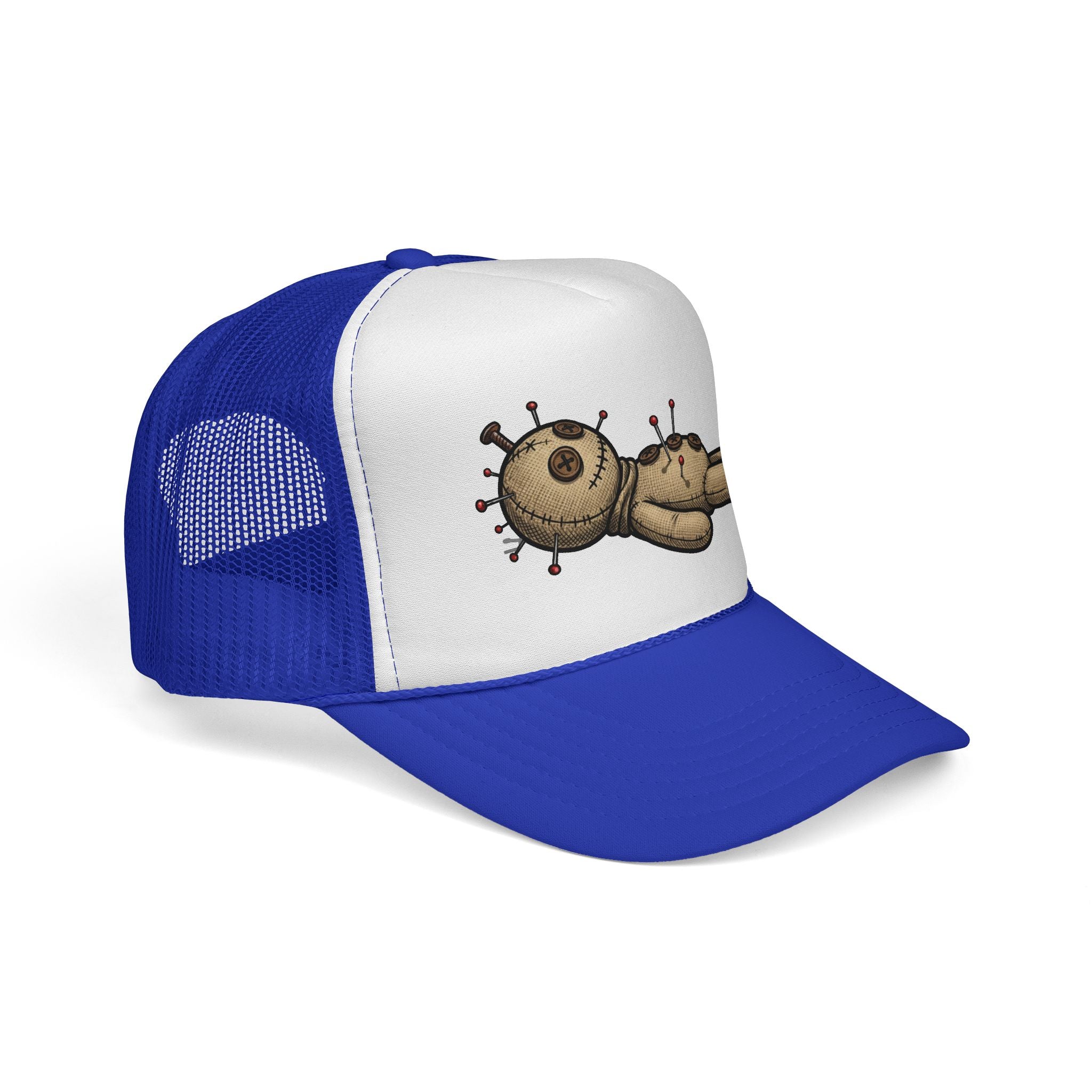 Trucker Cap — Voodoo Doll Patch Design
