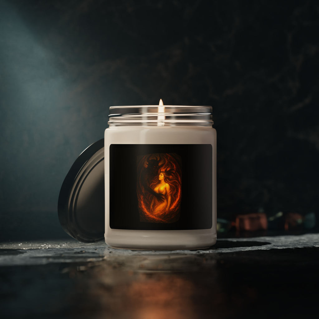 9oz Soy Candle — Fiery Liliths Intention Candle Candle (Scented Soy Candle)