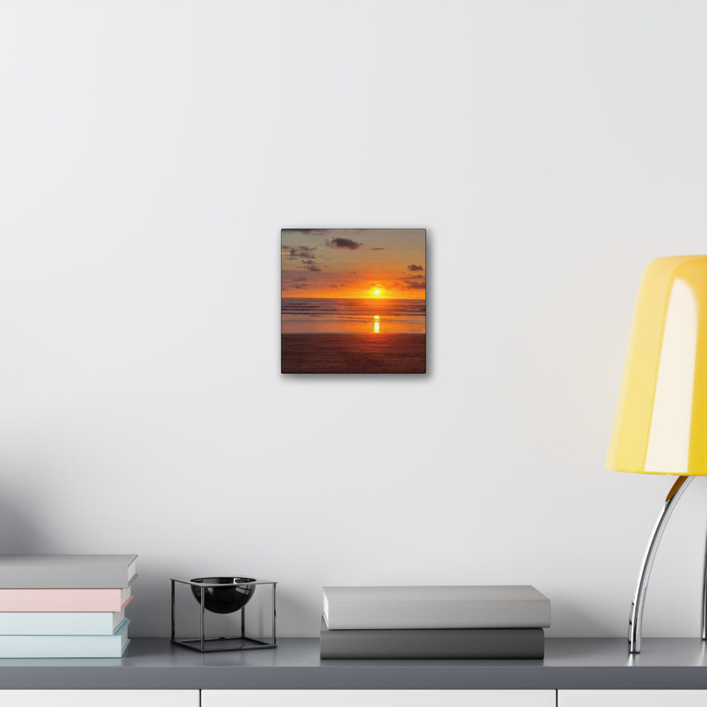 Sunset Beach Canvas Wall VargasArt — Stretched Canvas Print