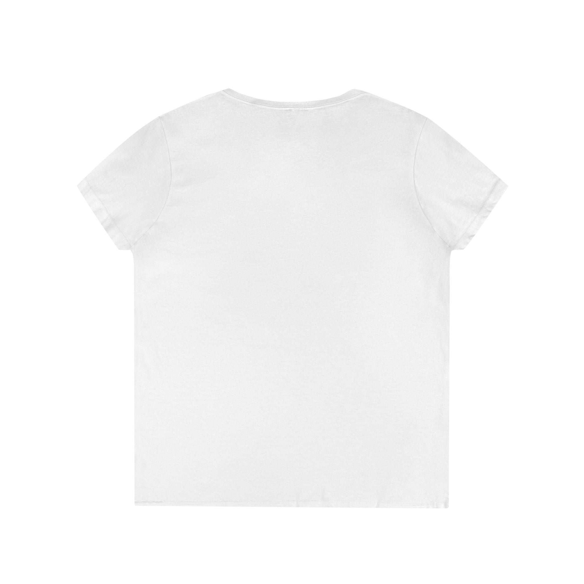 Meditating RagDoll Illustration V-Neck T-Shirt | 'Breathe' Zen Fall Tee