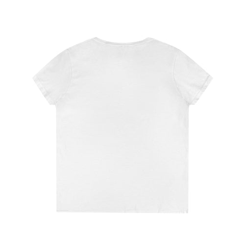 Meditating RagDoll Illustration V-Neck T-Shirt | 'Breathe' Zen Fall Tee