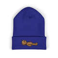 Voodoo Doll Embroidered Beanie – Cute Spooky Cuffed Hat