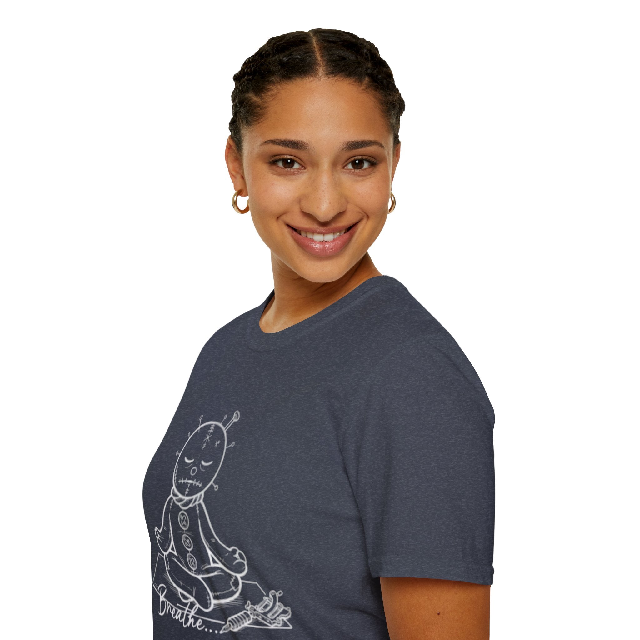Meditating RagDoll T-Shirt — 'Breathe'  Yoga Tee