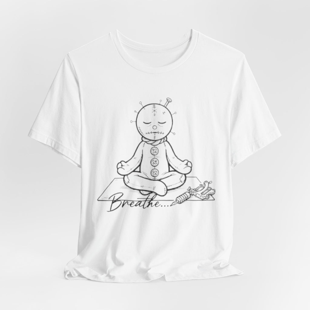 Meditating Vargas Voodoo Doll "Breathe" T-Shirt