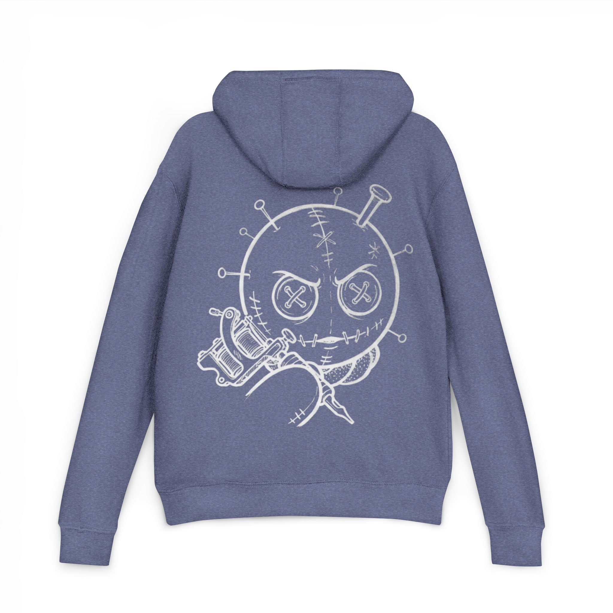 Voodoo Doll Hoodie — Spooky Stitch Graphic Pullover