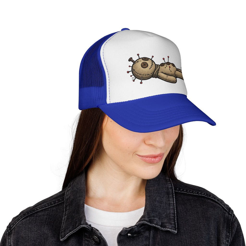 Trucker Cap — Voodoo Doll Patch Design