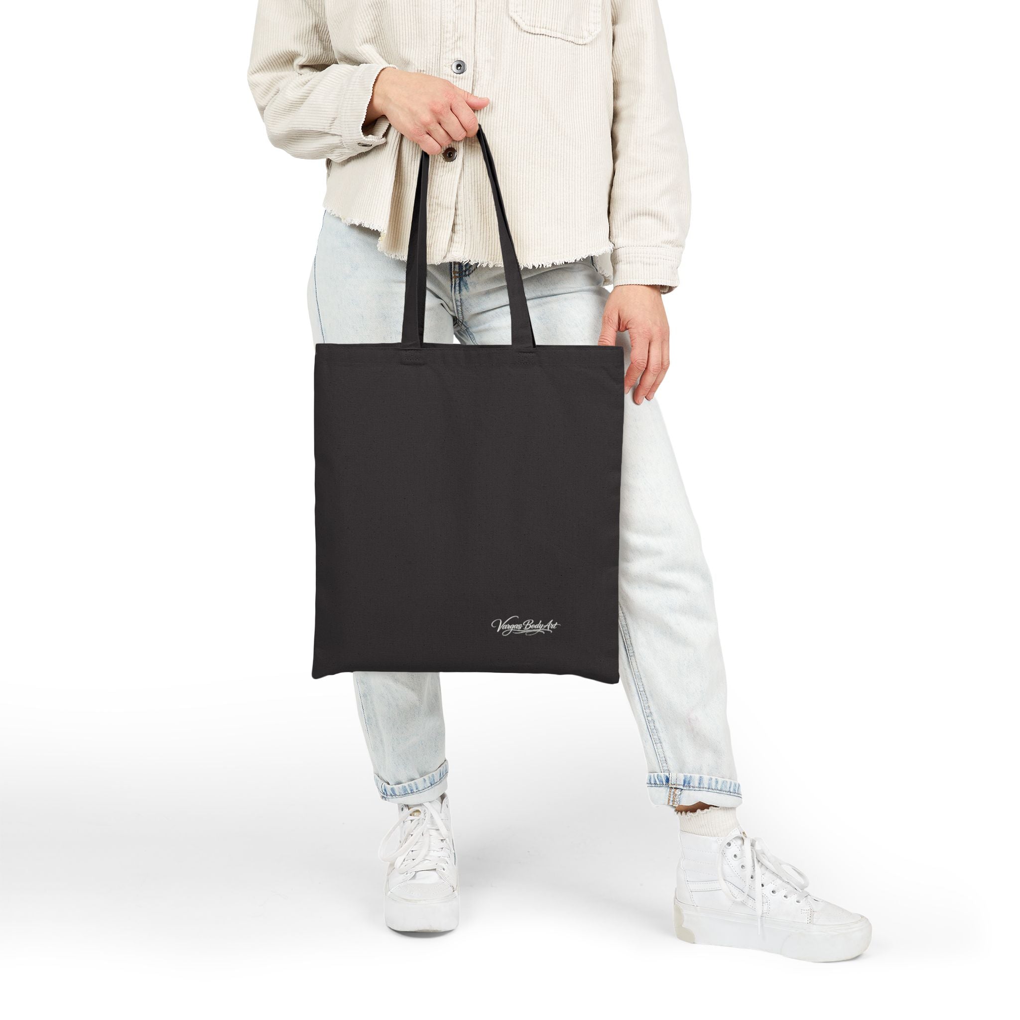 Canvas Tote Bag — Tattooing Voodoo Doll Illustration Eco Shopper