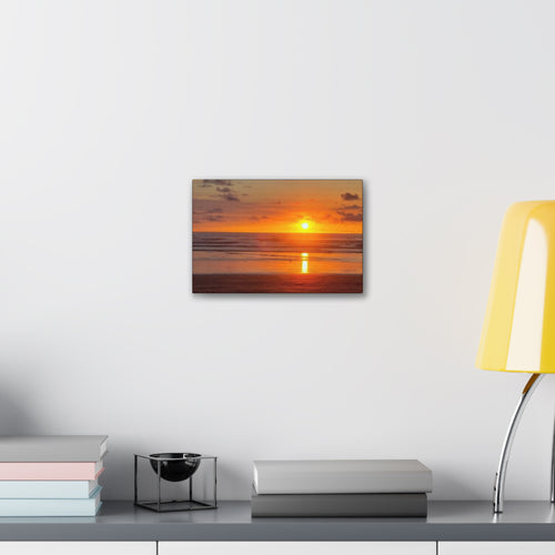 Sunset Beach Canvas Wall VargasArt — Stretched Canvas Print