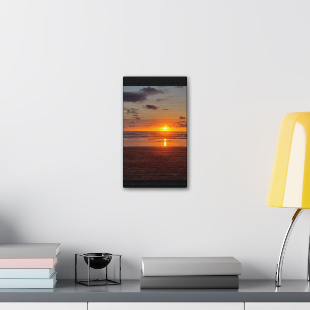 Sunset Beach Canvas Wall VargasArt — Stretched Canvas Print