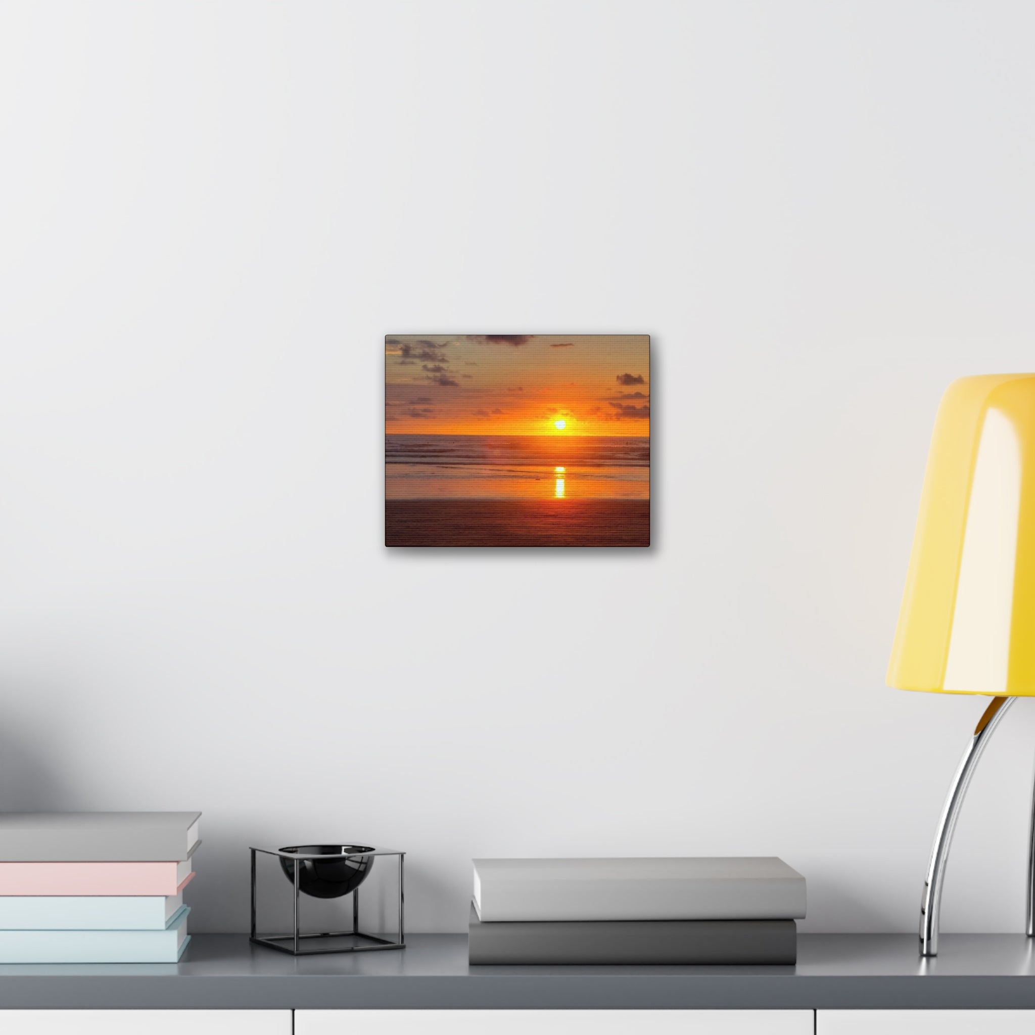 Sunset Beach Canvas Wall VargasArt — Stretched Canvas Print