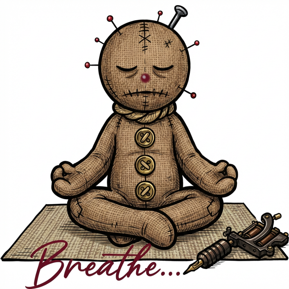 Voodoo Doll ‘Breathe’ Soy Intention Candle